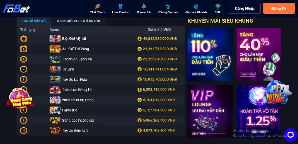 Cá cược eSports tại vin777vip nhà cái